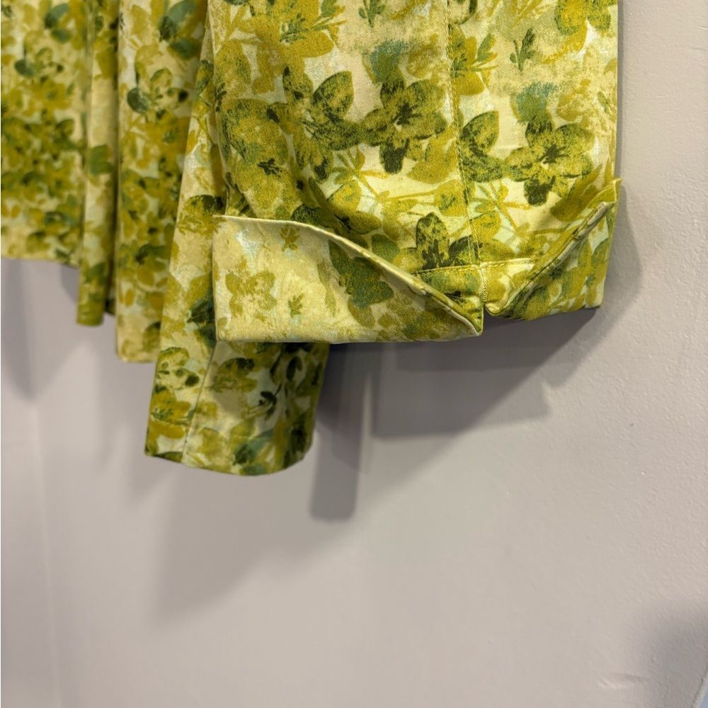 Coldwater Creek Floral Multi Green Jacket - Picture 12 of 14